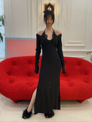 VAILLANT STUDIO - BRADIGAN LONG SLEEVE DRESS / BLACK