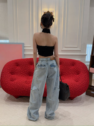 THE MANNEI - Denim Pants in Light Denim