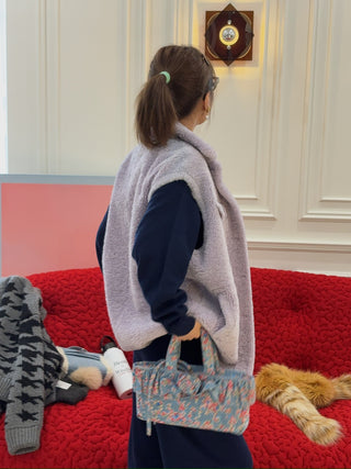 SIMONETTA - ALLEGRA - SHEARLING TOM CURLY OVER VEST