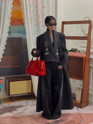 COPERNI - LONG COAT / BLACK GREY