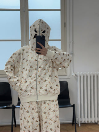 ASHLEY WILLIAMS - Butterfly Hoodie in Peach Deer