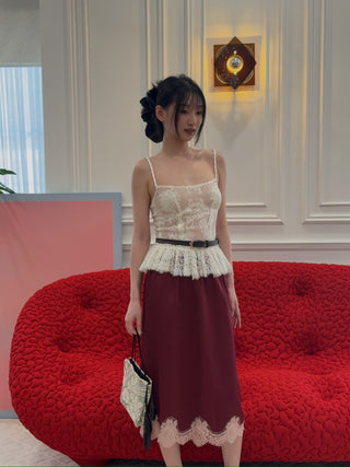RXQUETTE - Dentelle Bodice Top in Ivory