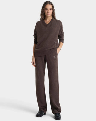 Sporty & Rich - SRC Cashmere Trousers in Toffee