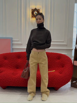 SPORTY & RICH - SRHWC Painters Trousers in Tan