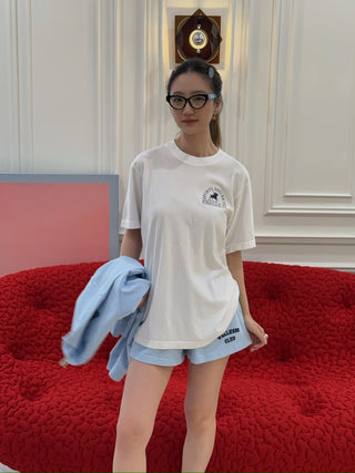 SPORTY & RICH - Polo Club T-Shirt in White
