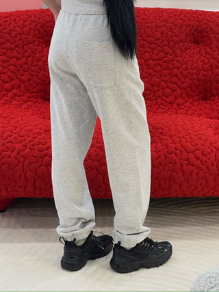 SPORTY & RICH - H&W Crest Sweatpant in Gray