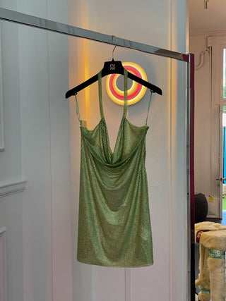 GIUSEPPE DI MORABITO CRYSTAL-EMBELLISHED MINI DRESS