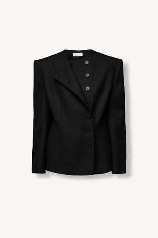 RXQUETTE - Envelope Wool Jacket in Black