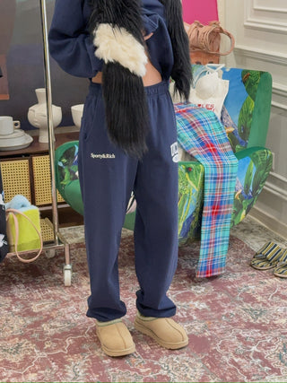 SPORTY & RICH - Westwood Sweatpant in Navy