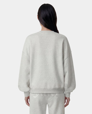 SPORTY & RICH - Juicy Emblem Crewneck in Heather Gray