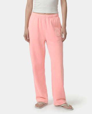 SPORTY & RICH - Juicy Emblem Wide Sweatpant in Rose