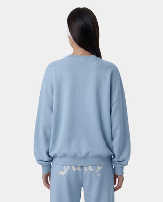 SPORTY & RICH - Juicy Emblem Crewneck in Sky Blue