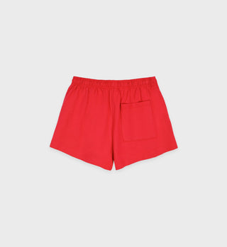SPORTY & RICH - New York Ivy Disco Short in Ruby