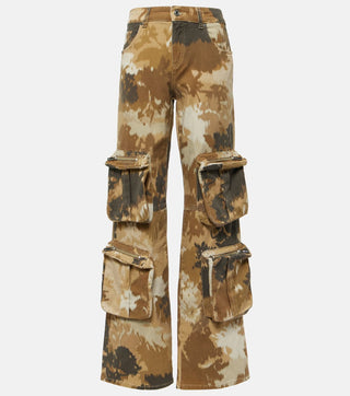 BLUMARINE CAMOUFLAGE CARGO PANTS
