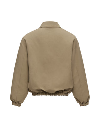 MAGDA BUTRYM - Padded Jacket With Dropped Shoulder in Khaki