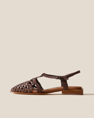 HEREU WOVEN SANDAL COCOA