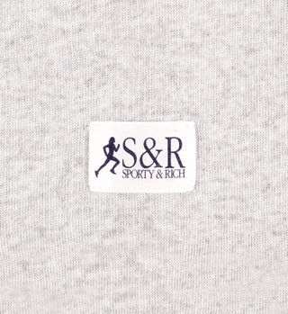 SPORTY & RICH - SR Runner Soft Disco Short in Gray