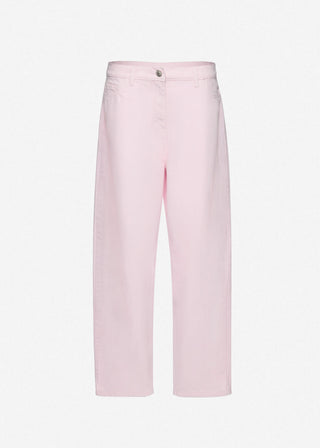 MAGDA BUTRYM - Loose-Leg Denim Pants in Pink