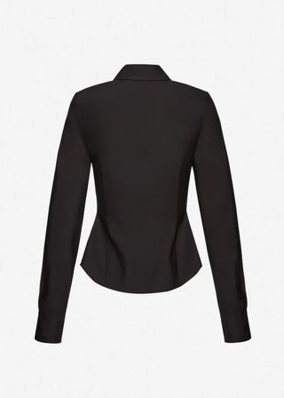 MAGDA BUTRYM - Tailored wool shirt in black