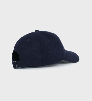 SPORTY & RICH - Vendome Wool Hat in Navy