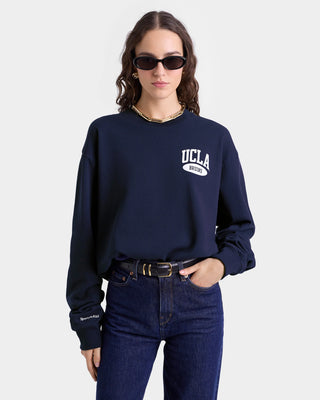 SPORTY & RICH - Westwood Crewneck in Dark Navy