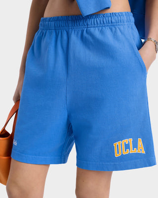 SPORTY & RICH - UCLA Ivy Gym Short in Blue