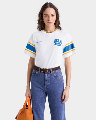 SPORTY & RICH - Westwood Rugby Tee in White