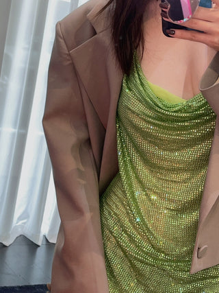 GIUSEPPE DI MORABITO CRYSTAL-EMBELLISHED MINI DRESS