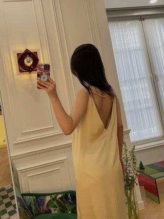 AERON TOBAGO MINI DRESS CHAMPAGNE
