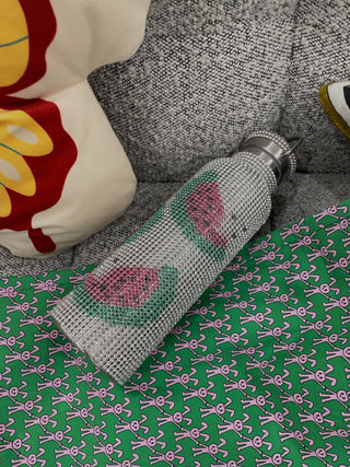 COLLINA STRADA RHINESTONE WATER BOTTLE WATERMELON