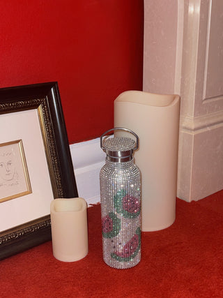 COLLINA STRADA RHINESTONE WATER BOTTLE WATERMELON