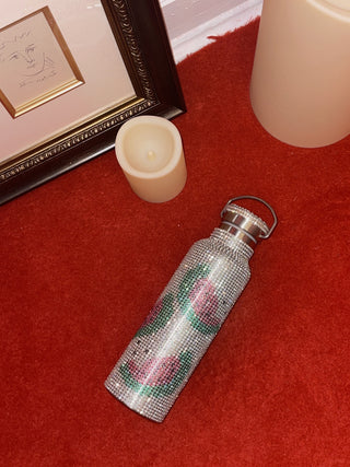 COLLINA STRADA RHINESTONE WATER BOTTLE WATERMELON