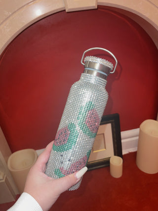 COLLINA STRADA RHINESTONE WATER BOTTLE WATERMELON