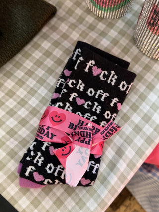 Natasha Zinko Socks F*ck off Single pair