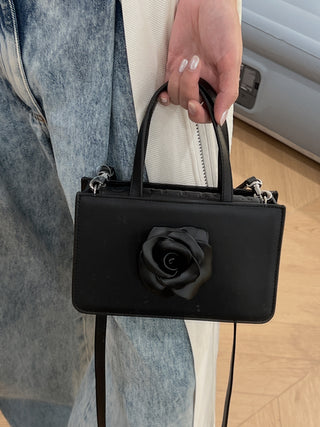 Puppets And Puppets  Leather Rose Small Bag
