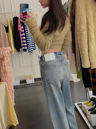 MM6 Maison Margiela LONG SLEEVED TOP CAMEL