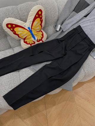 A.W.A.K.E TAPERED PANTS WITH VERTICAL SLIT KNEES