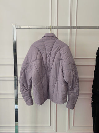 NATASHA ZINKO COTTON CHECKED MUSCLE JACKET