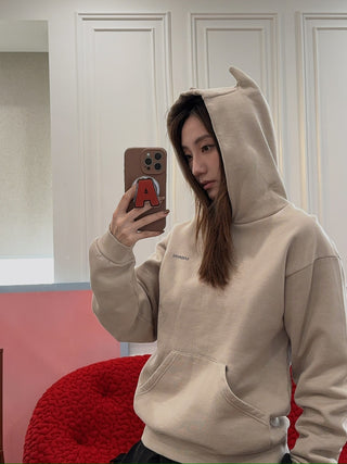 COPERNI HORN HOODIE BEIGE