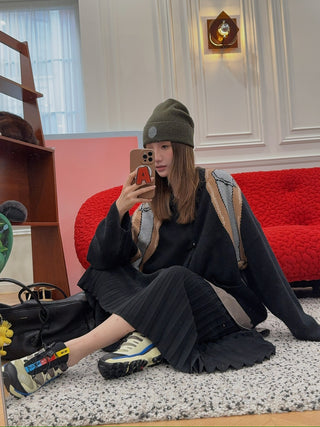 Natasha Zinko Tromple L'Oeil Backpack Cardigan