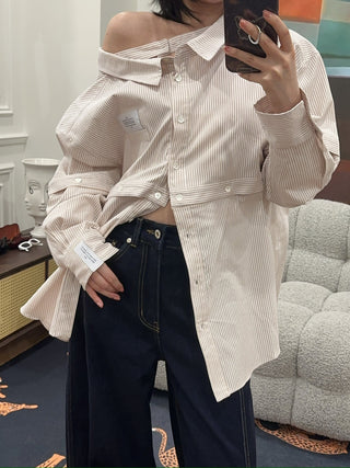 ROKH  Multi Button Broken Shirts