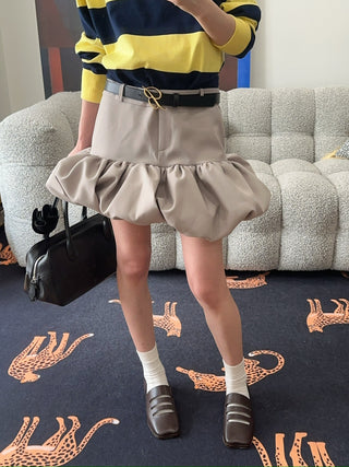 COPERNI GATHERED HEM TAILORED SKIRT