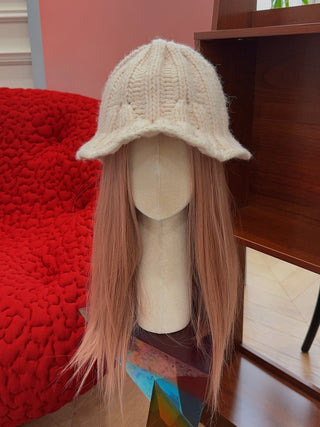 MM6 Maison Margiela WOOLEN HAT OFF WHITE