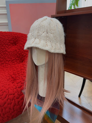 MM6 Maison Margiela WOOLEN HAT OFF WHITE