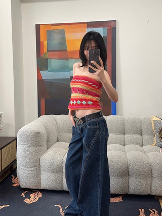 TACH CLOTHING HAND KNITTED TOP