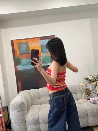 TACH CLOTHING HAND KNITTED TOP