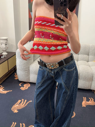 TACH CLOTHING HAND KNITTED TOP