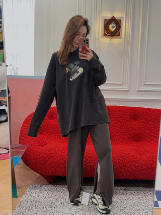 MM6 Maison Margiela OPEN PANTS BROWN
