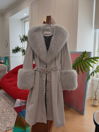 SAKS POTTS - FOXY COAT / GREY