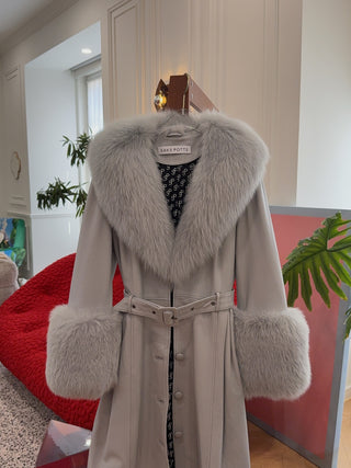 SAKS POTTS - FOXY COAT / GREY